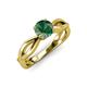 4 - Senara Desire Lab Created Alexandrite Engagement Ring 