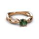 3 - Senara Desire Lab Created Alexandrite Engagement Ring 
