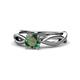 1 - Senara Desire Lab Created Alexandrite Engagement Ring 