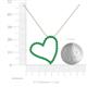 5 - Avery Emerald Heart Pendant 