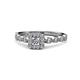 1 - Mavis Prima Diamond Infinity Halo Engagement Ring 