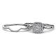 1 - Yesenia Prima Diamond Halo Bridal Set Ring 