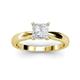 2 - Adsila Lab Created White Sapphire Solitaire Ring 