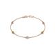 1 - Aizza (5 Stn/3.4mm) Petite Yellow and White Diamond on Cable Bracelet 
