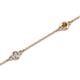2 - Aizza (5 Stn/3.4mm) Petite Citrine and Diamond on Cable Bracelet 