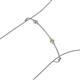 3 - Aizza (5 Stn/3.4mm) Petite Yellow and White Diamond on Cable Bracelet 