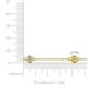 5 - Aizza (5 Stn/3.4mm) Petite Yellow Sapphire and Diamond on Cable Bracelet 