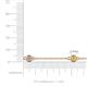 5 - Aizza (5 Stn/3.4mm) Petite Yellow Sapphire and Diamond on Cable Bracelet 