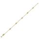 4 - Aizza (5 Stn/3.4mm) Petite Yellow and White Diamond on Cable Bracelet 