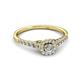 2 - Florence Prima Diamond Halo Engagement Ring 