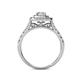 5 - Zinnia Prima Diamond Double Halo Engagement Ring 