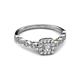 4 - Mavis Prima Diamond Infinity Halo Engagement Ring 