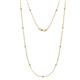 1 - Asta (11 Stn/2mm) Petite Lab Grown Diamond on Cable Necklace 