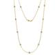 1 - Asta (11 Stn/3.4mm) Lab Grown Diamond on Cable Necklace 
