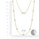 2 - Adia (9 Stn/2.7mm) Lab Grown Diamond on Cable Necklace 