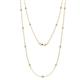1 - Lien (13 Stn/2.3mm) Lab Grown Diamond on Cable Necklace 