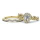 1 - Susan Prima Diamond Halo Bridal Set Ring 