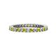 1 - Tiffany 2.00 mm Yellow and White Lab Grown Diamond Eternity Band 