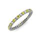 3 - Tiffany 2.00 mm Yellow and White Lab Grown Diamond Eternity Band 