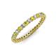 3 - Tiffany 2.00 mm Yellow and White Lab Grown Diamond Eternity Band 