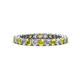 1 - Tiffany 2.40 mm Yellow and White Lab Grown Diamond Eternity Band 