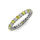3 - Tiffany 2.40 mm Yellow and White Lab Grown Diamond Eternity Band 