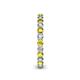 5 - Tiffany 2.40 mm Yellow and White Lab Grown Diamond Eternity Band 