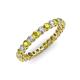 3 - Tiffany 2.40 mm Yellow and White Lab Grown Diamond Eternity Band 