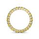 4 - Tiffany 2.40 mm Yellow and White Lab Grown Diamond Eternity Band 