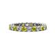 1 - Tiffany 2.80 mm Yellow and White Lab Grown Diamond Eternity Band 