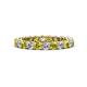 1 - Tiffany 2.80 mm Yellow and White Lab Grown Diamond Eternity Band 