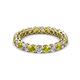 2 - Tiffany 2.80 mm Yellow and White Lab Grown Diamond Eternity Band 
