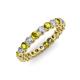 3 - Tiffany 2.80 mm Yellow and White Lab Grown Diamond Eternity Band 