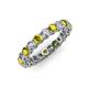 3 - Tiffany 3.00 mm Yellow and White Lab Grown Diamond Eternity Band 
