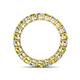 4 - Tiffany 3.00 mm Yellow and White Lab Grown Diamond Eternity Band 