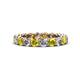 1 - Tiffany 3.40 mm Yellow and White Lab Grown Diamond Eternity Band 