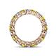 4 - Tiffany 3.40 mm Yellow and White Lab Grown Diamond Eternity Band 