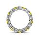 4 - Tiffany 3.80 mm Yellow and White Lab Grown Diamond Eternity Band 