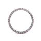 4 - Evelyn 2.00 mm Pink Sapphire and Lab Grown Diamond Eternity Band 
