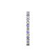 5 - Evelyn 2.00 mm Tanzanite and Lab Grown Diamond Eternity Band 