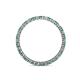 4 - Evelyn 2.00 mm Emerald and Lab Grown Diamond Eternity Band 