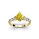 2 - Alicia Lab Grown Diamond and Yellow Sapphire Engagement Ring 