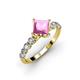 3 - Alicia Lab Grown Diamond and Pink Sapphire Engagement Ring 