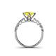 4 - Alicia Lab Grown Diamond and Yellow Sapphire Engagement Ring 