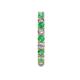 5 - Joyce 3.00 mm Emerald and Lab Grown Diamond Eternity Band 
