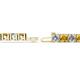 2 - Leslie 4.00 mm Citrine and Lab Grown Diamond Eternity Tennis Bracelet 