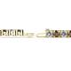 2 - Leslie 4.00 mm Smoky Quartz and Lab Grown Diamond Eternity Tennis Bracelet 