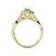 5 - Maisie Prima Citrine and Diamond Halo Engagement Ring 