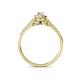 4 - Florence Prima Diamond Halo Engagement Ring 
