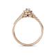 4 - Florence Prima Diamond Halo Engagement Ring 